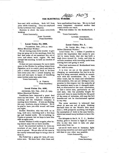 1903-08 August Electrical Worker.pdf - International Brotherhood of ...