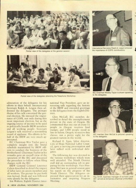 1984-11 November IBEW Journal.pdf - International Brotherhood of ...