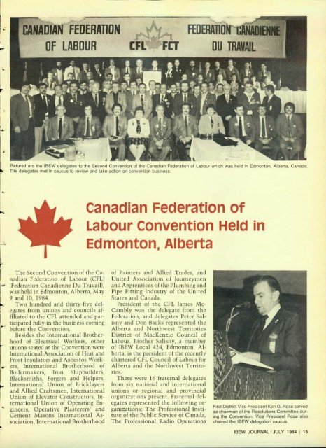 1984-07 July IBEW Journal.pdf - International Brotherhood of ...