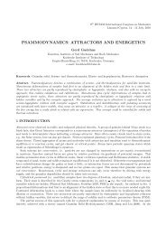 PSAMMODYNAMICS: ATTRACTORS AND ENERGETICS