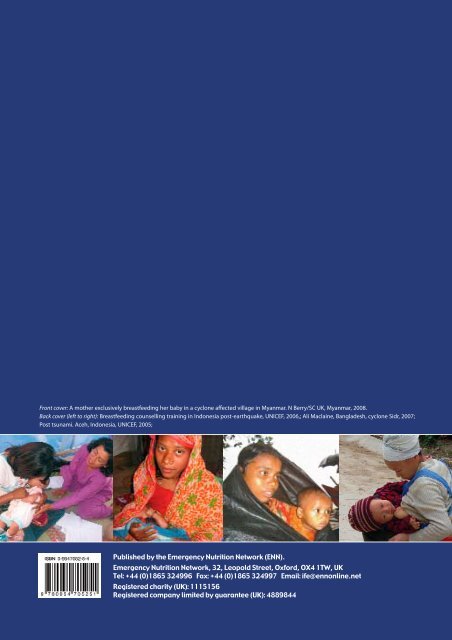 Infant and young child feeding in emergencies. Making it ... - IBFAN