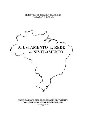 1952 Ajustamento da Rede de Nivelamento - IBGE