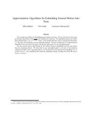 Approximation Algorithms for Embedding General Metrics Into Trees