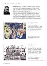 ArtClub Journal Nr. 66 3|2013 - Der Frankfurter Grafikbrief