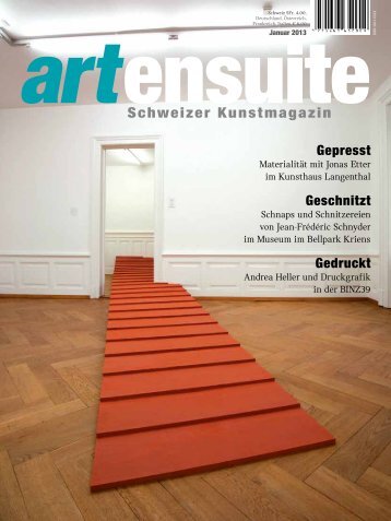 Schweizer Kunstmagazin - Ensuite