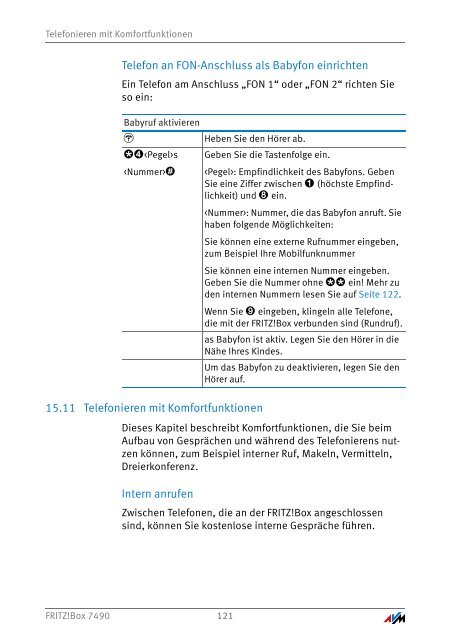 Handbuch FRITZ!Box 7490 [pdf] - AVM