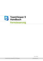 TeamViewer 9 Handbuch â€“ Fernsteuerung - ITR Service GmbH