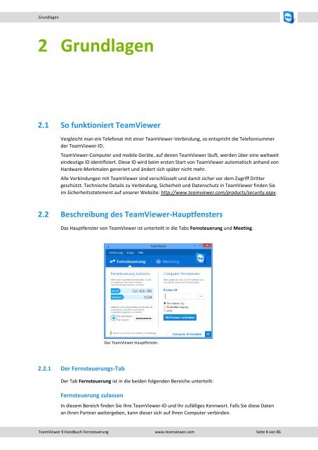 TeamViewer 9 Handbuch â€“ Fernsteuerung - ITR Service GmbH