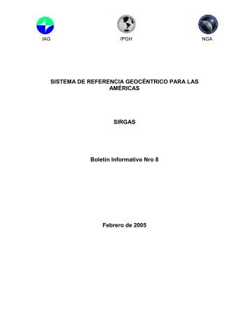 BoletÃ­n Informativo Nro 8 - IBGE