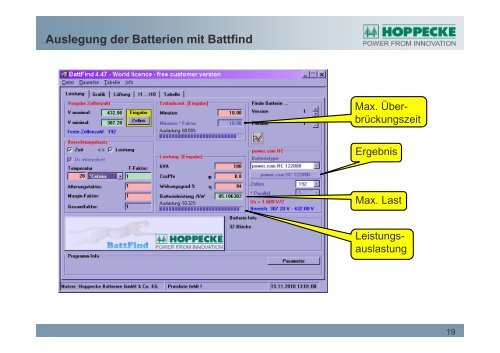 www.hoppecke.com - bei der IBH IT-Service GmbH