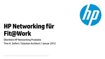HP Unified Networking - bei der IBH IT-Service GmbH