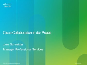 Cisco Collaboration in der Praxis - bei der IBH IT-Service GmbH