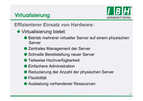 PDF [5,5 MB] - bei der IBH IT-Service GmbH