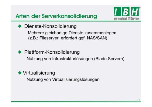 PDF [5,5 MB] - bei der IBH IT-Service GmbH