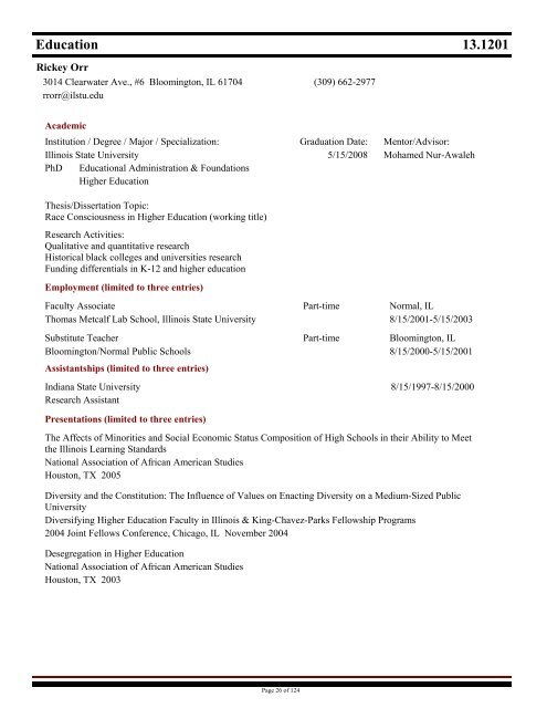 Directory of Graduates-2008-Report1 - IBHE