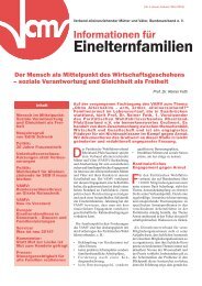 Informationen fÃ¼r Einelternfamilien Nr. 1/2014 - Vamv