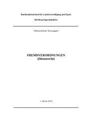 FREMDVERORDNUNGEN (Dienstrecht) - Ã–sterreichs Bundesheer