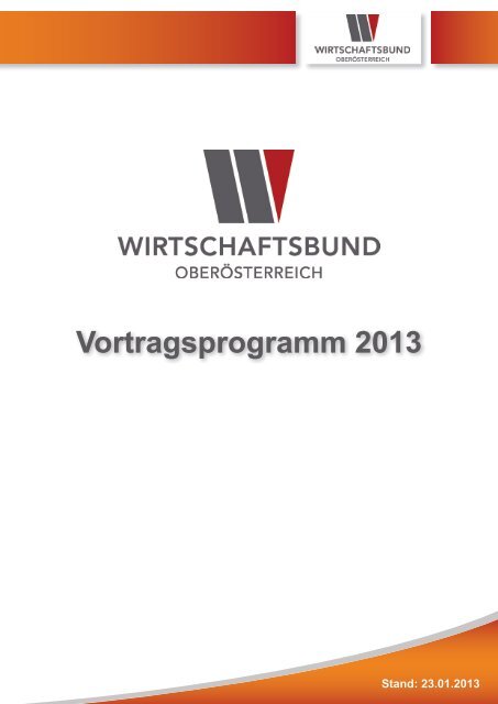Vortragsprogramm 2013
