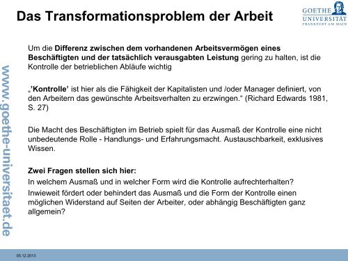 3. ArbeitsvermÃ¶gen und Kontrolle