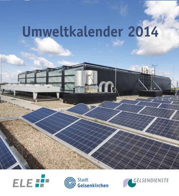 Umweltkalender 2014 - GELSENDIENSTE