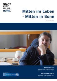 Mitten im Leben - Mitten in Bonn - SP Medienservice