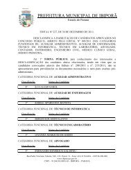 EDITAL 227/2011 - Desclassifica Candidatos - Prefeitura Municipal ...