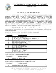 convocaÃ§Ã£o para exames prÃ©-admissionais - Prefeitura Municipal ...