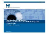 SAP Business ByDesign – - IBIS Prof. Thome AG