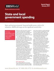 State and local government spending - IBISWorld