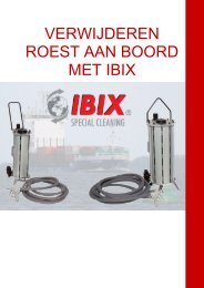 VERWIJDEREN ROEST AAN BOORD MET IBIX - IBIXÂ® Straalketel ...