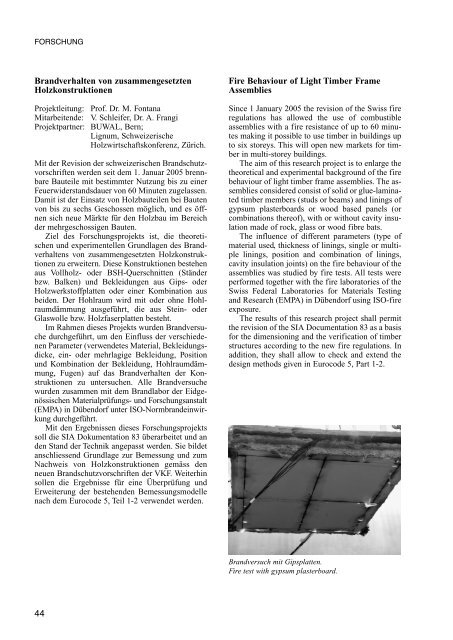 IBK Jahresbericht 2004-2006 - Institut für Baustatik und Konstruktion ...