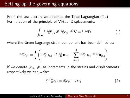 The Finite Element Method for the Analysis of Non-Linear and ...