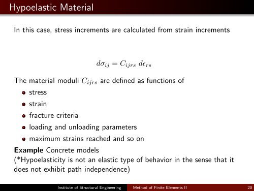 The Finite Element Method for the Analysis of Non-Linear and ...