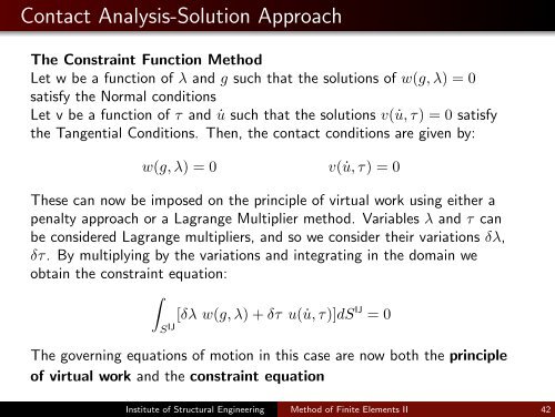 The Finite Element Method for the Analysis of Non-Linear and ...