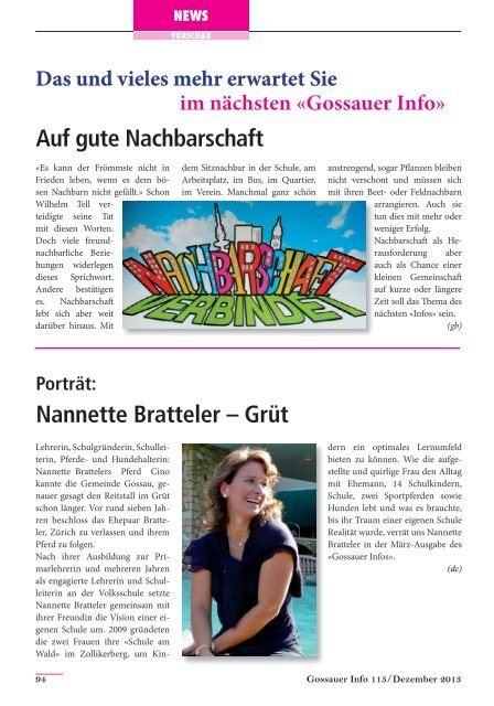 NEWS - gossauer-info