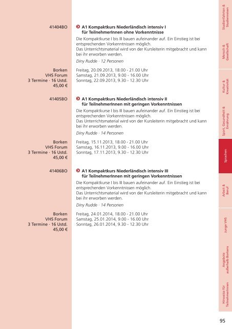 VHS-Programm zum Download - Volkshochschule Borken - Stadt ...