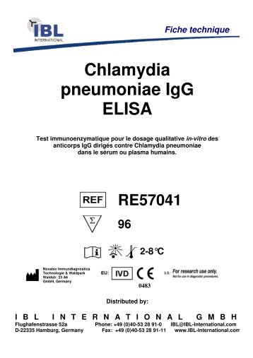 Chlamydia pneumoniae IgG ELISA - IBL international
