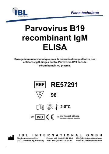 Parvovirus IgM - IBL international