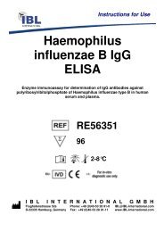 Haemophilus influenzae B IgG ELISA - IBL international