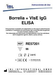 Instrucciones de Uso Borrelia + VIsE IgG ELISA - IBL international