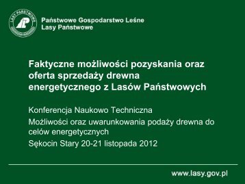 (drewno stosowe energetyczne, przemysłowe S_S2A ENER oraz ...