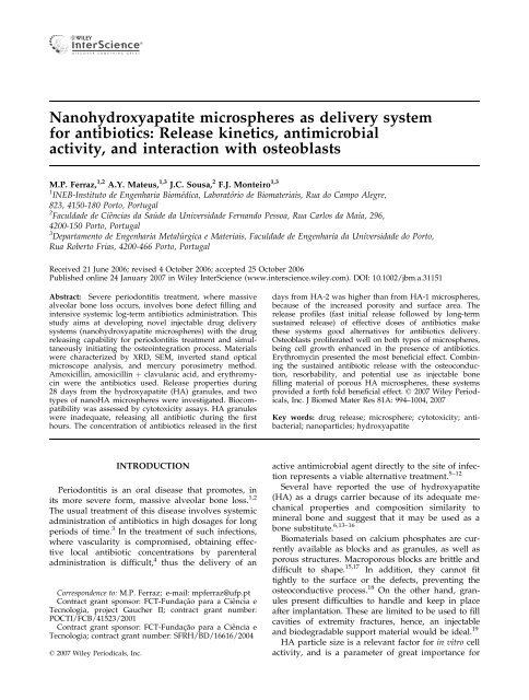 Nanohydroxyapatite microspheres as delivery system.pdf - IBMC ...