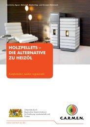 Holzpellets â€“ die AlternAtive zu HeizÃ¶l - CARMEN