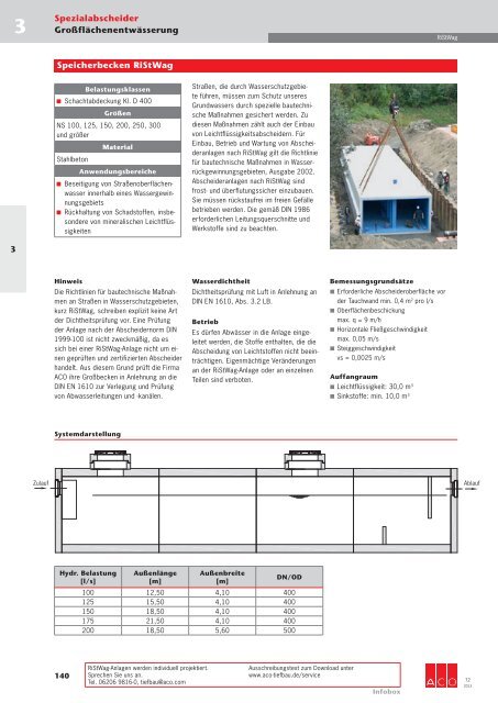 Download gesamtes Technisches Handbuch T2 (19 ... - ACO Tiefbau