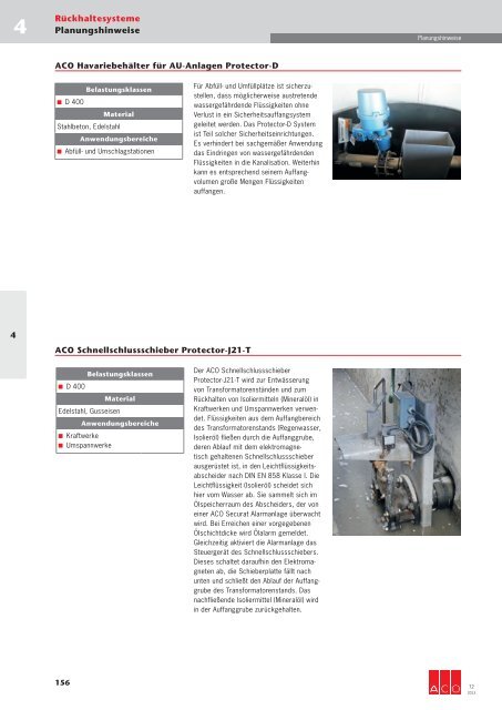 Download gesamtes Technisches Handbuch T2 (19 ... - ACO Tiefbau