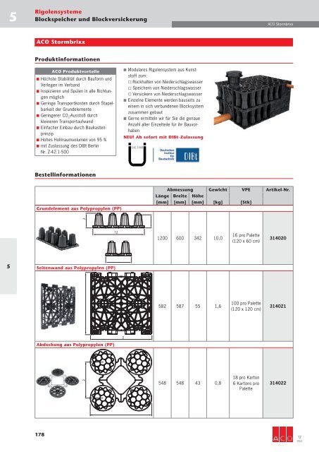 Download gesamtes Technisches Handbuch T2 (19 ... - ACO Tiefbau