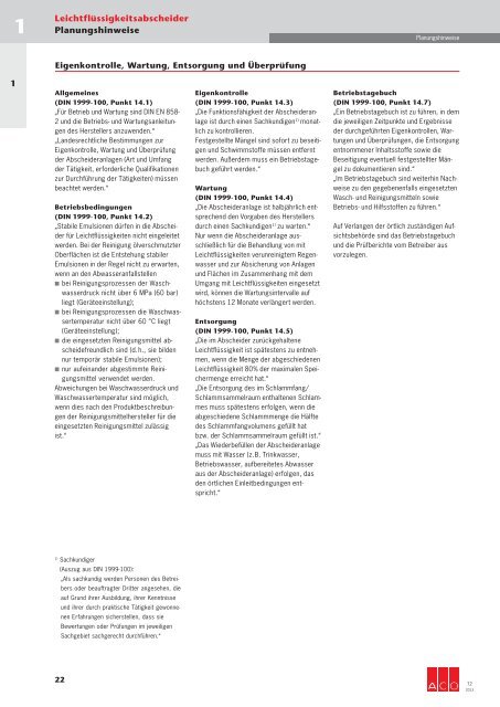 Download gesamtes Technisches Handbuch T2 (19 ... - ACO Tiefbau