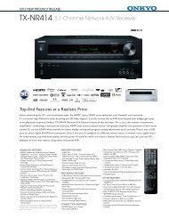 TX-NR414 5.1-Channel Network A/V Receiver - Onkyo