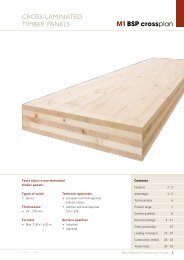 M1 BSP crossplan CROSSTLAMINATED TIMBER PANELS