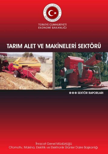 TarÄ±m Alet ve Makineleri SektÃ¶rÃ¼ - Ä°hracat Bilgi Platformu